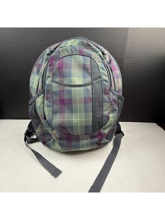 Dakine Other - Dakine Backpack Green Purple Plaid